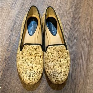 Cheetah print hair loafers 8.5 worn once